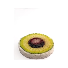 Magic Sponge Şişen Sihirli Sünger Avokado Desenli, Su İle Temas Ettiğinde Sünger Formunu Alır, Defalarca Kullanılabilir Sürdürülebilir