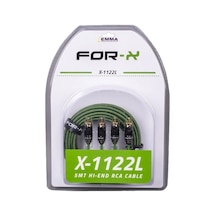 Forx X-1122l 2 Rca + 2 Rca Bakır 5 Metre Kablo