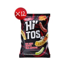 Yayla Hi'tos Hot Chili Biber Ve Lime Aromalı Patates Çerezi 100 G X12