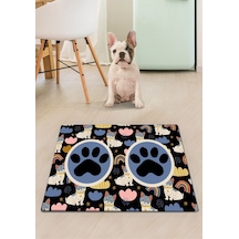 Pvc Wolkig Kedi Köpek Mama Paspası Köpek - Kedi Eşyaları Malzemeleri Aksesuarı