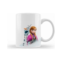 Elsa Anna Olaf Frozen Kristoff Kupa Bardak Porselen Karışık