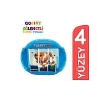 4 Farklı Desenli Eğlenceli Eğitici Dönen Puzzle Diğer