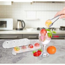 Iceon Yuvarlak Buzluk Kokteyl Buzluğu Büyük Buzluk 26 Cm Plastik Tr Evet Plastik Diğer