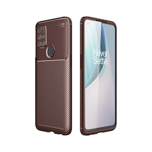 Oneplus Nord N10 5G Kılıf Negro Karbon Dizaynfull Ekran Koruma Na