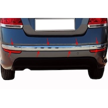 Fiat Linea Krom Arka Tampon Çıtası 2012  - 2017