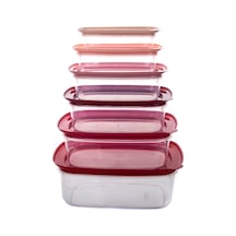 Klt Nest Saklama Set Kırmızı 12 Parça