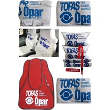 Tofaş Uyumlu Opar Beyaz Oto Servis Kılıf Seti | Çift Katlı Kalın Oto Hal
