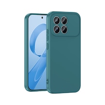 Xiaomi Poco F8 Pro Kılıf Yumuşak Silikon Kamera Korumalı Lansman Pazarplus Koyu Yeşil