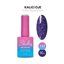 Shelby 10 Ml. A143 Renkli Işıltılı Kalıcı Oje