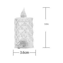 Led Mum Faf Kristal Led Mum Pilli Alevsiz Çay Mumu Düğün Doğum Günü Ortam Işığı Mini