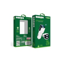 Onopo 3.4a Çift Usb Çıkışlı Hızlı Araç Şarjı 20w - A6