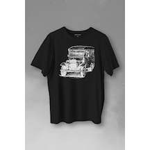 Old Bus Eski Yaşlı Nostalji Otobüs Baskılı Tişört Unisex T-shirt 001