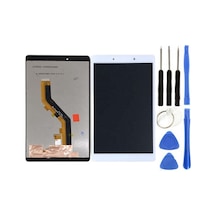 Samsung Galaxy Tab A8 Sm-t297 Uyumlu Dokunmatik Set Beyaz + Tamir Seti