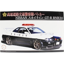 Fujimi Id-87 03977 1/24 Ölçek, Nissan Skyline R34 Gt-r, Polis Arabası Plastik Model Kiti