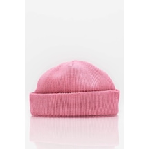 Külah Kadın Yeni Stil Retro Hip-hop Docker Bere Gül Kurusu - Standart Koyu Pembe