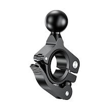 Motosiklet Bisiklet Cep Telefonu Tutucu Sabit Taban 17mm Bilyalı Başlık Siyah