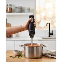 Paslanmaz Çelik Blender Ayağına Sahip Ergonomik El Blenderı Renkli