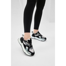 Tonny Black Eva Taban Rahat Kalıp Sneaker Kadın Siyah Gri Sneaker Tbklc050 Siyah - Gri