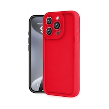 Newface Apple İphone 16 Pro Max Kılıf Viera Silikon - Kırmızı