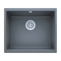 Simpex Tek Göz Tezgah Altı Uyumlu Antrasit 50x40cm