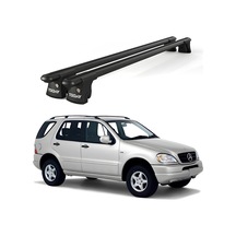 Trio-ı Mercedes-benz M W163 1998-2001 Uyumlu Siyah Kilitli Ara Atkı 135cm Port Bagaj Tavan Barı