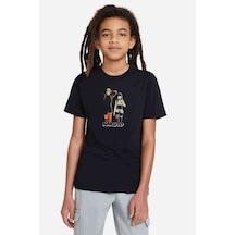Tshirthane Anime Naruto Baskılı Unisex Çocuk Siyah T-Shirt (528288371)