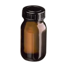 Amber Cam Numune Şişesi Geniş Boyunlu 100 Ml 100 Adet