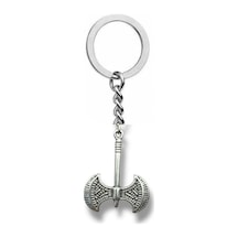 Viking Savaşçı Baltası Figürlü Anahtarlık Zamak Metal Unisex Mitolojik Aksesuar