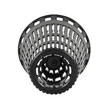 Danco 10739p Catcher Yedek Sepetler, Tek Başına Duş Kapanları İçin Saç Drenajı Tıkanıklığı Önleme, 6&apos Lı Paket, Siyah, 6 Adet 12 Izgara