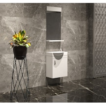 Lale Banyo Dolabı Beyaz
