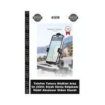 Telefon Tutucu Bisiklet Araç İçi Jx041 Siyah Sürüş Ekipmanı Mobil Aksesuar Gidon Standı