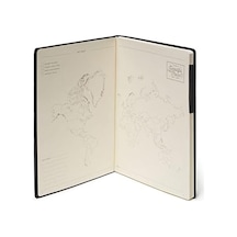 Bindungen Mynot00 Notizbuch, 17 X 24 Cm 17 X 24 Cm Schwarz 103 Ivory
