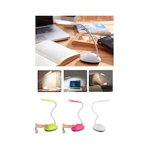 Hubrendy Çer Masa Lambası Spiral Led Kitap Okuma Işığı Pilli Model Led Lamba