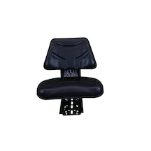 Siyah Ppm 210 Düz Arkalıklı Kızak Ayarsız Patpat Sürücü Koltuğu