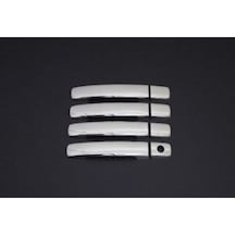 Nissan Navara 2006-2014 Model Arası Krom Kapı Kolu 4 Kapı Paslanmaz Çelik