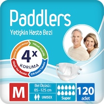 Yetişkin Hasta Bantlı Bez Medium 120 Adet Koli - Yüksek Emicilik, Koku Kontrollü