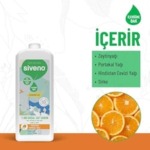 Siveno %100 Doğal Sıvı Kastil Sabun Portakal Yağlı Yoğun Nemlendirici Arındırıcı Bitkisel Vegan 1000 Ml