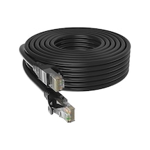 Cat6 Kablo 40 Metre Siyah Dış Mekan Zırhlı Zhs-cat6