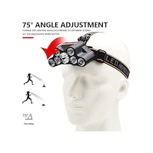 Farlar Led-1 X Far 1 X Usb Şarj Kablosu-siyah Ve Turuncu Siyah