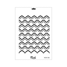 Rich New Seri N-393 Stencil 35x25 Cm - Elwm-289333 Renkli