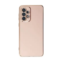 Samsung Uyumlu Galaxy A73 5g Uyumlu Kılıf Volet Silikon - Pembe