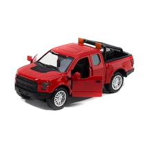 Metal Ford Ranger Pikap Çek Bırak Işıklı Kırmızı 12 Cm
