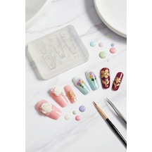 Nail Art Silikon Kalıp 3d Nail Art Desen Kalıbı, Tırnak Süsleme Desen Charm Tırnak Çarm 39