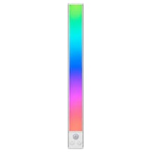 Tıcaro 40 Cm Rgb Sensörlü Şarjlı Led Dolap Işığı, 94 Led, 3000 Mah, 1 Adet Gümüş