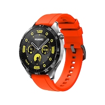 Butam Bilişim Huawei Gt4 22mm Uyumlu Clo- Krd-95 Silikon Kordon-turuncu