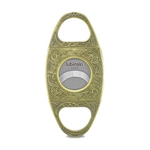 Lubinski Metal Puro Kesici Lazer Bıçak Kabartma İşlemeli Gold 60ring