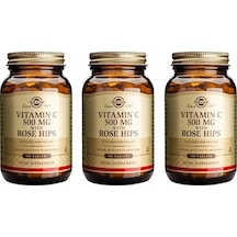 Solgar Vitamin C With Rose Hips 500 Mg 100 Tablet 3 Adet