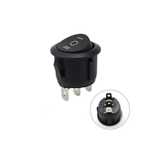 Ic 134 Yuvarlak Işıksız Anahtar On Off On 3P 19 MM Çap
