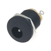 Dc Jack 2.5mm Yuvarlak Somunlu - 100 Adet