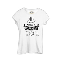 Kimya - Dopamin Element Beyaz Kadın Tshirt 001